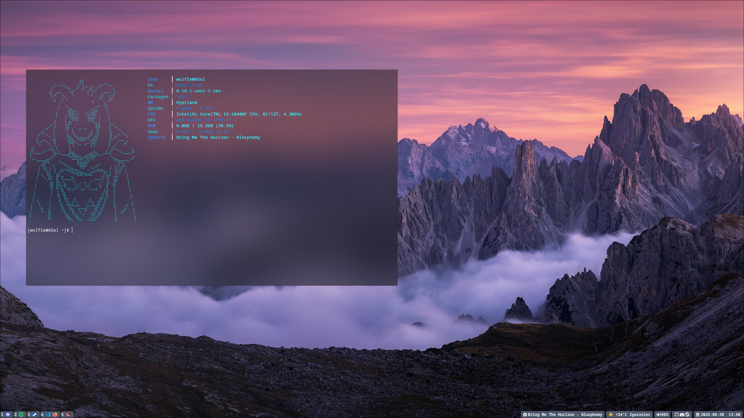 Arch Linux screenshot
